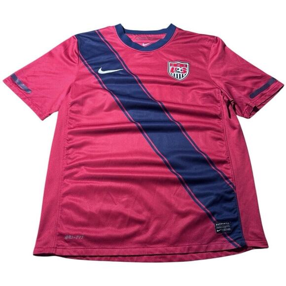 Nike Mens Team USA USMNT Soccer Jersey Authentic 2010 Size MEDIUM 369253-648 - Picture 1 of 12
